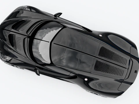 Bugatti La Voiture Noire 3D Model
