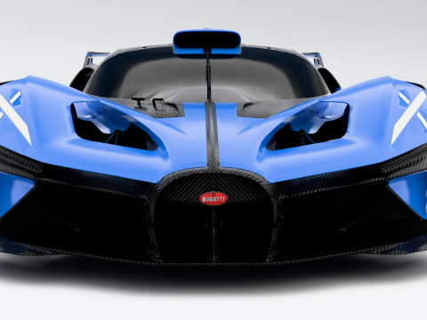 Bugatti Bolide 3D Model