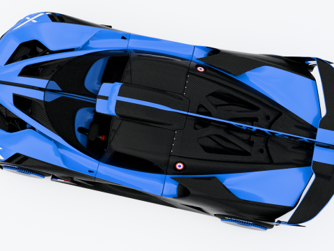 Bugatti Bolide 3D Model