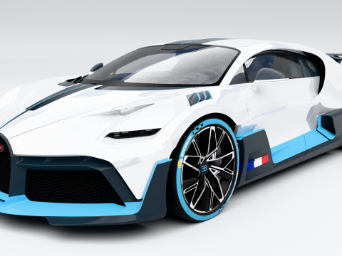 Bugatti Divo 2019 Modèle 3D
