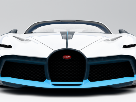 Bugatti Divo 2019 3D Model