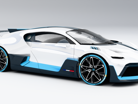Bugatti Divo 2019 3D Model