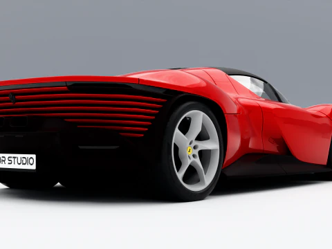 Ferrari Daytona SP3 2022 3D Model