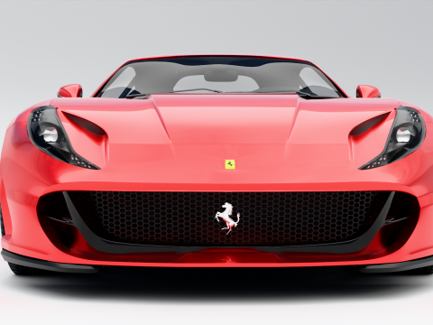 Феррари 812 СуперФаст 3D Модель