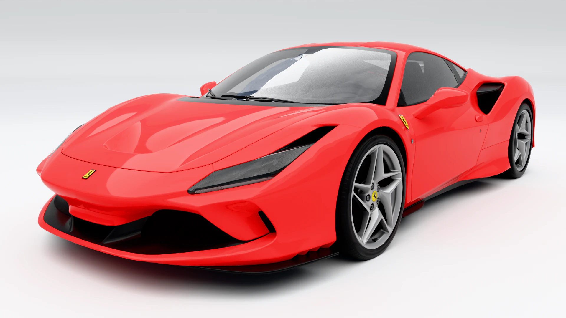 Ferrari F8 Tributo 2020 3D Model .c4d .max .obj .3ds .fbx .stl .blend 