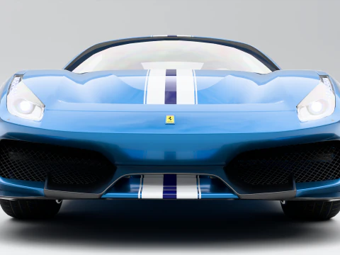 Ferrari 488 Pista 3D Model