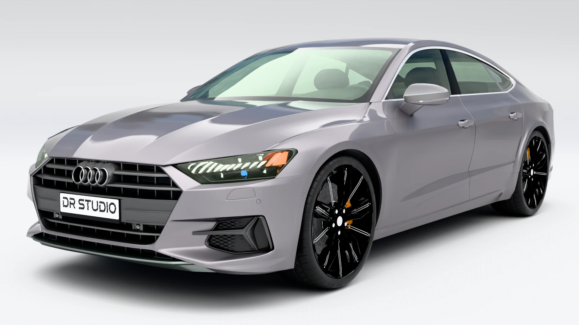 Audi A7 55 TFSI 3D Model .c4d .max .obj .3ds .fbx .stl .blend 