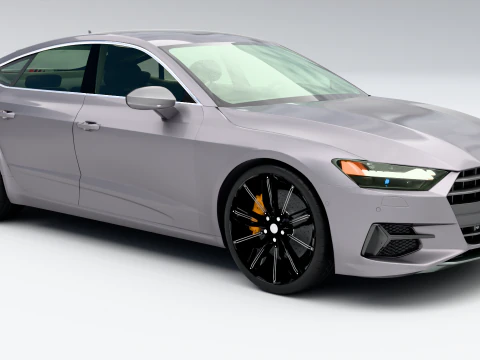 Audi A7 55 TFSI 3D Model