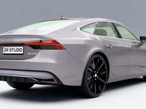 Audi A7 55 TFSI 3D Model