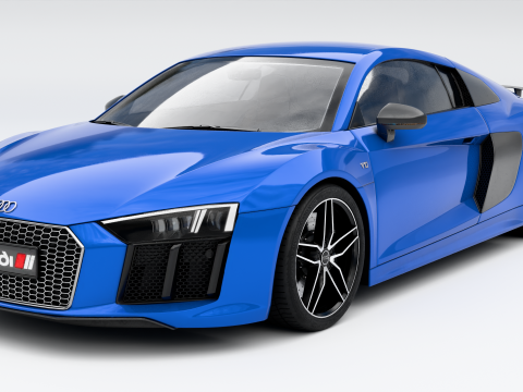 Audi R8 V10 3D Model