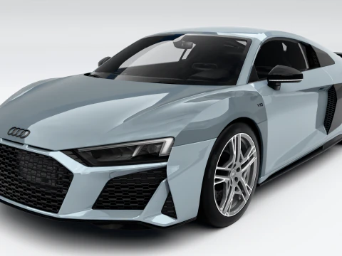 Audi R8 Coupe 2019 Model 3D