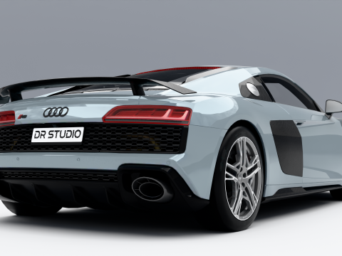 Audi R8 Coup 2019 3D Model