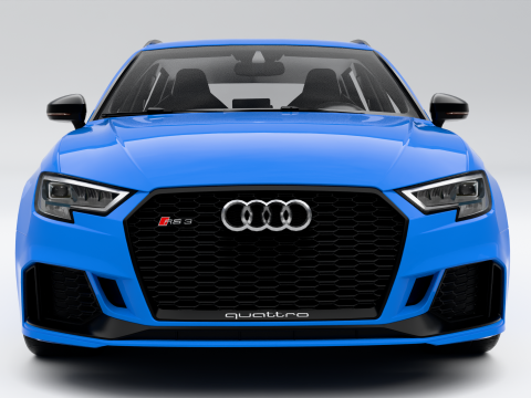 Audi RS3 Sportback 2018 3D Model
