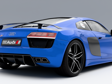 Ауди Р8 V10 3D Модель