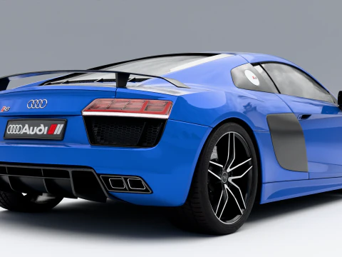 Audi R8 V10 3D Model
