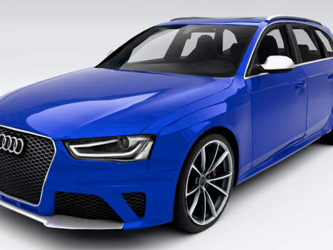 Audi RS4 Avant 2013 Modelo 3D
