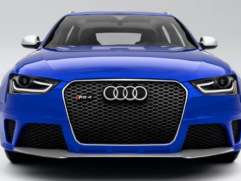 Audi RS4 Avant 2013 3D Model