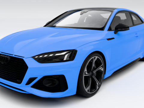 Audi RS5 Coup&eacute; 2020 3D Model