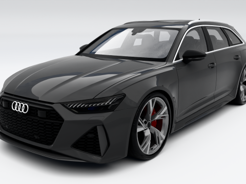 Audi RS6 Avant 2020 Modelo 3D