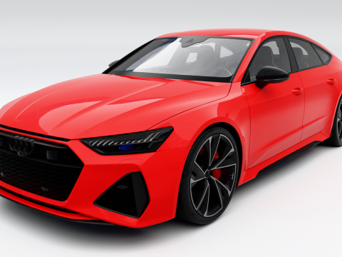 Audi RS7 Sportback 2020 Modèle 3D