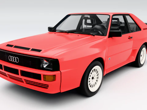 Audi Sport quattro 1984 Model 3D