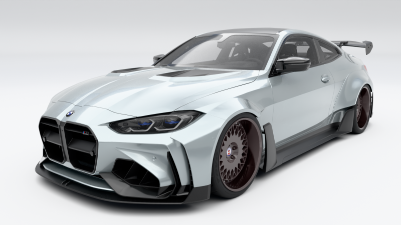 BMW G82 M4 2022 3D Model .c4d .max .obj .3ds .fbx .stl .blend 