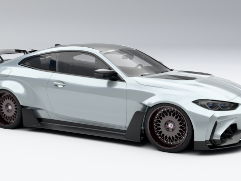 BMW G82 M4 2022 3D Model