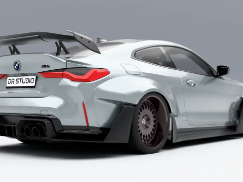 BMW G82 M4 2022 3D Model