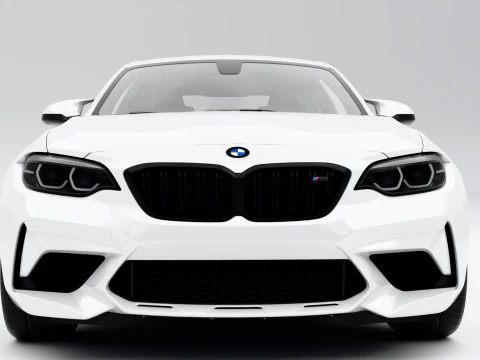 BMW M2 Competition 2019 3D Model