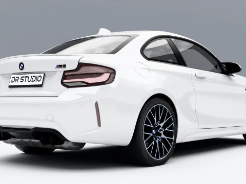 BMW M2 Competition 2019 3D Model