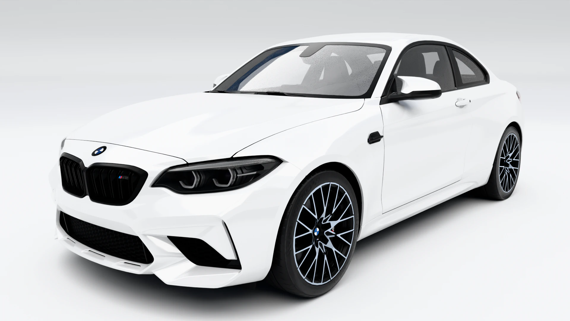 BMW M2 Competition 2019 3D Model .c4d .max .obj .3ds .fbx .stl .blend 