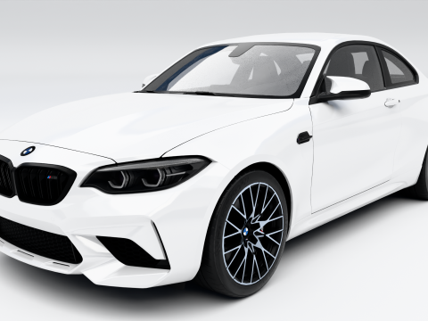 BMW M2 Comp&eacute;tition 2019 Modèle 3D