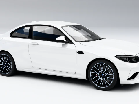 BMW M2 Competition 2019 3D Model
