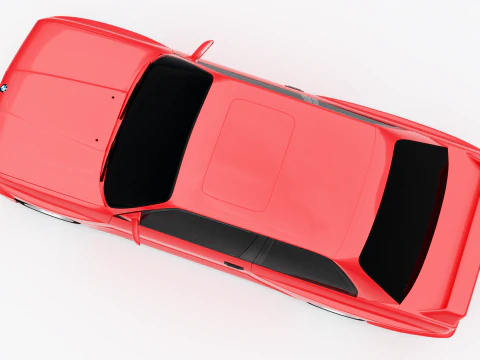 BMW M3 Coupe E30 1986 3D Model