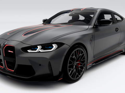 BMW M4 CSL Modelo 3D