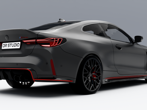 BMW M4 CSL Model 3D
