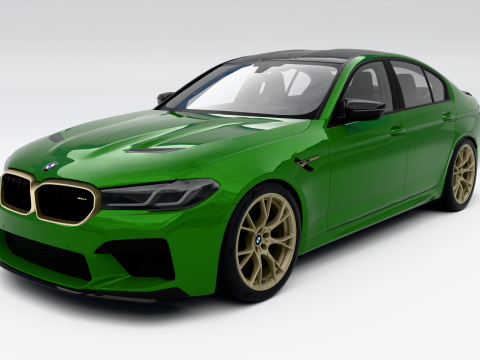 BMW M5 CS 2022 Modelo 3D