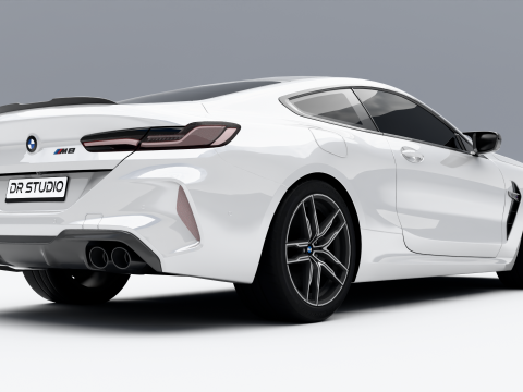 BMW M8 Coupe 2020 3D Model