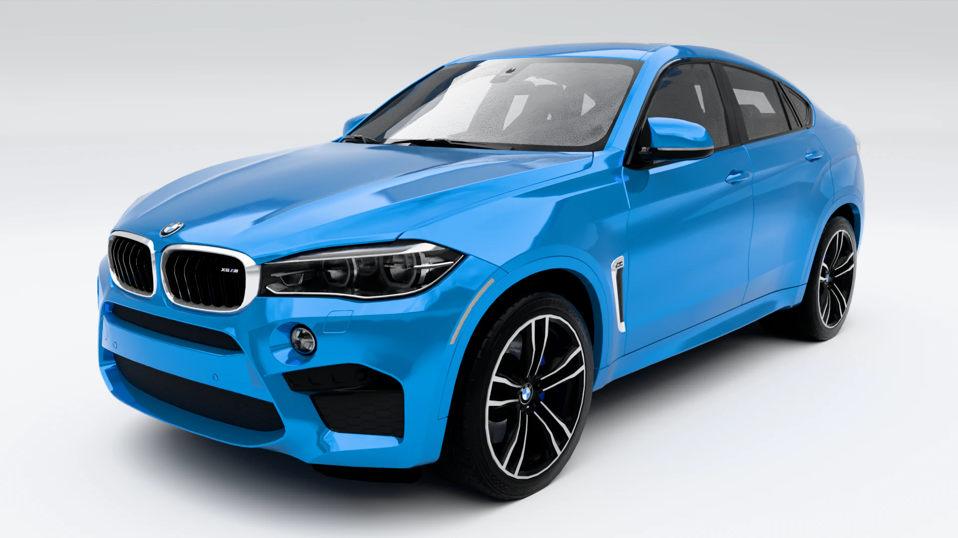 BMW X6 M 2016 3D Model .c4d .max .obj .3ds .fbx .stl .blend