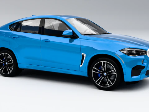 BMW X6 M 2016 3D Model