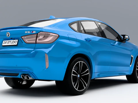 BMW X6 M 2016 3D Model