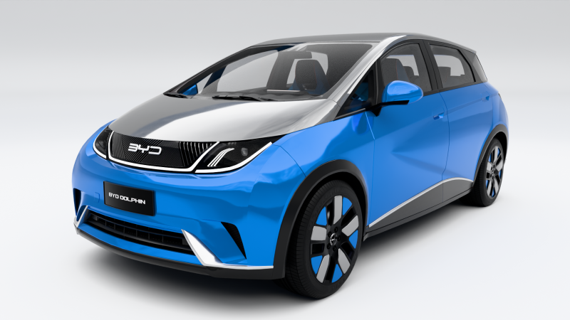 BYD Delfino EV Modello 3D .c4d .max .obj .3ds .fbx .stl .blend 
