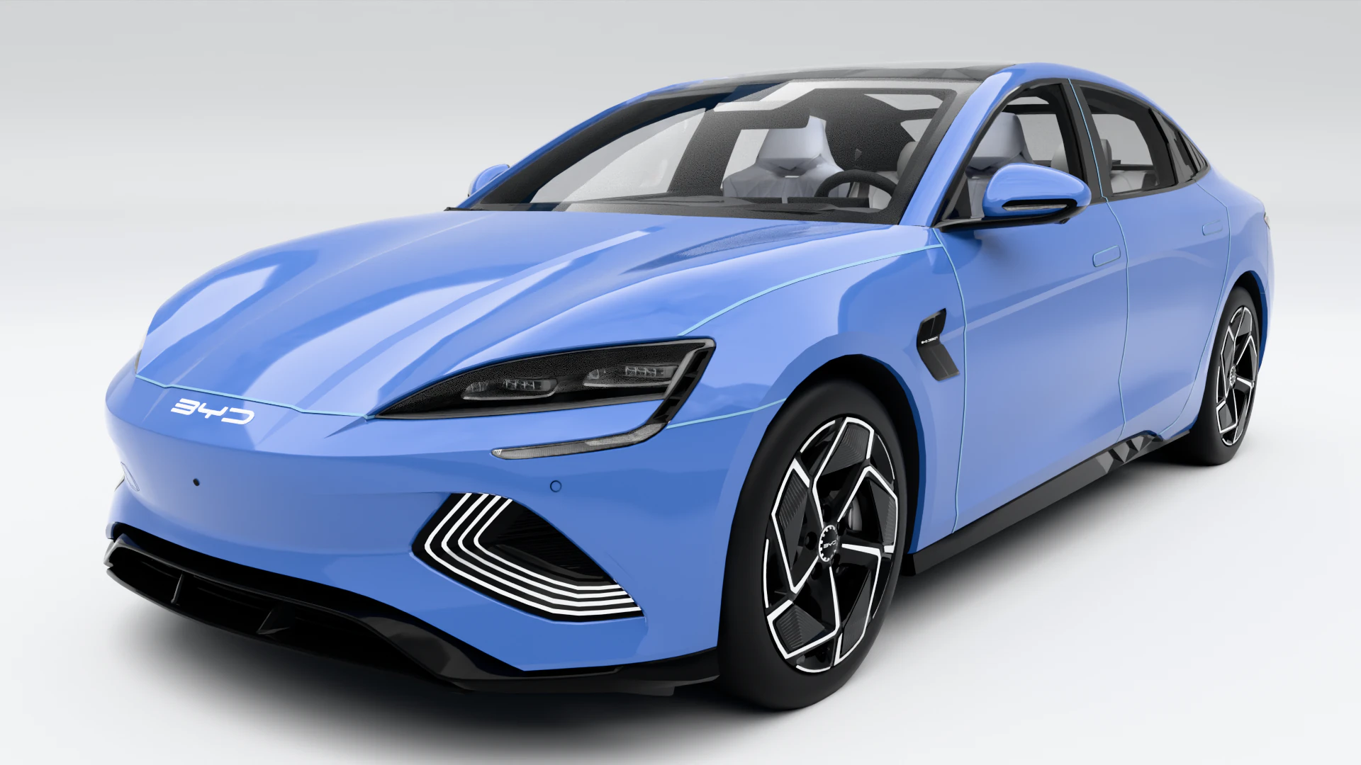 BYD Seal 2024 3D Model .c4d .max .obj .3ds .fbx .stl .blend