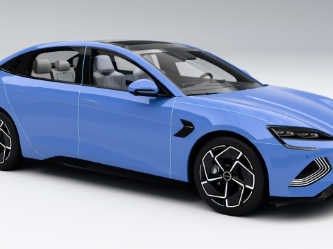 Печать BYD 2024 3D Модель