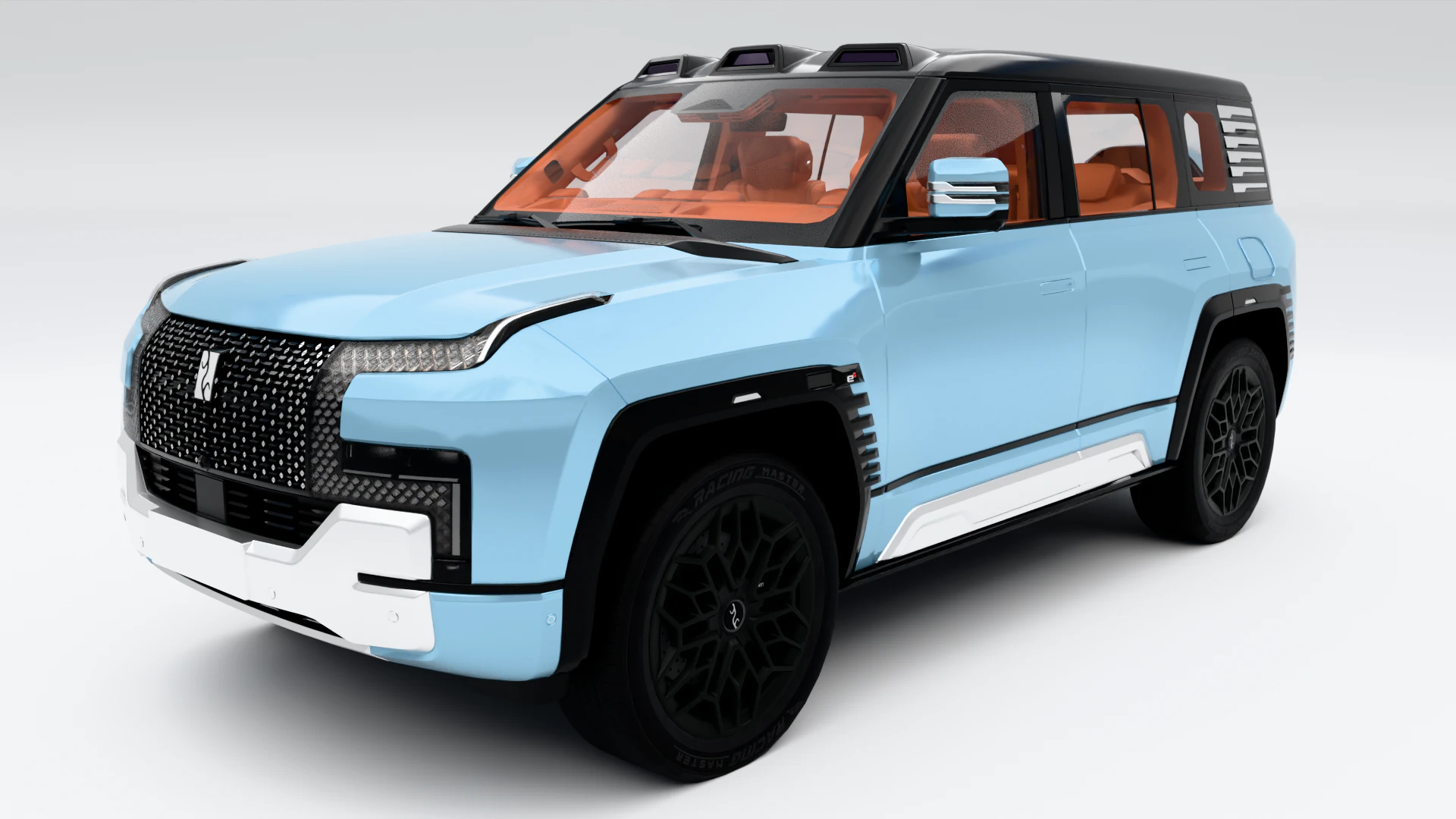 BYD Yangwang U8 2023 3D Model .c4d .max .obj .3ds .fbx .stl .blend 