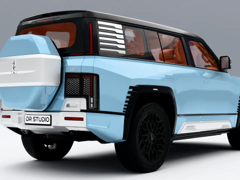 BYD Yangwang U8 2023 3D Model