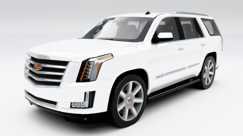 Cadillac Escalade ESV 2015 3D Model .c4d .max .obj .3ds .fbx .stl .blend 