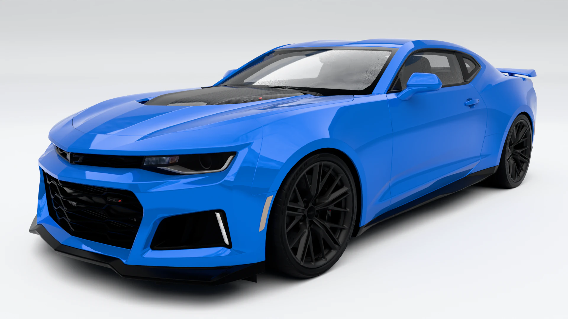 Chevrolet Camaro ZL1 3D Model .c4d .max .obj .3ds .fbx .stl .blend