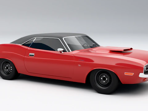 Dodge Challenger 1970 3D Model