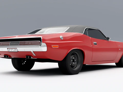 Dodge Challenger 1970 3D Model